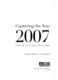 Capturing the Year 2007: Writings from the ANU College of Asia and the Pacific