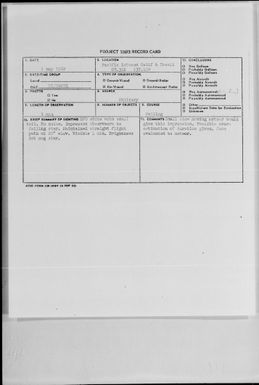 Pacific Between Calif & Hawaii 28.31N 137.19W, May 1962