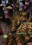 Rabaul market, sweet potatoes stall, [Rabaul, Papua New Guinea, 1969?]