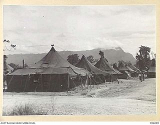 TOROKINA, BOUGAINVILLE. 1945-09-07. OTHER RANKS' LINES, 126 BRIGADE WORKSHOP