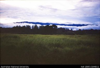 Mt Hagen - Mt Hagen in mist after sunset
