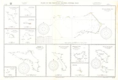 Plans of the Marshall Islands, central part, North Pacific Ocean : from the latest information to 1928 / Hydrographic Office, U.S. Navy
