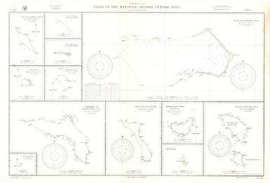 Plans of the Marshall Islands, central part, North Pacific Ocean : from the latest information to 1928 / Hydrographic Office, U.S. Navy
