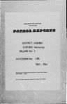 Patrol Reports. Chimbu District, Kerowagi, 1963 - 1964