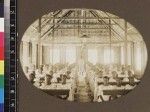 Group of Girls' School students and teacher in classroom, Beru, Kiribati, 1913-1914