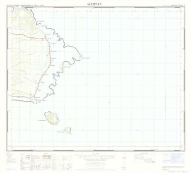 Western Samoa topographical map 1:20,000: Aleipata (Sheet 28)