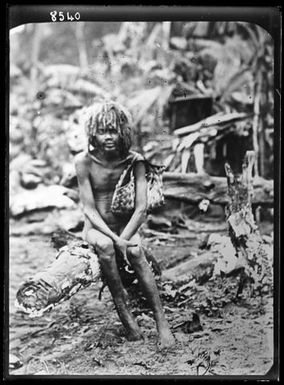 Portrait of a Young Melanesian Child