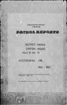 Patrol Reports. Manus District, Manus, 1966 - 1967