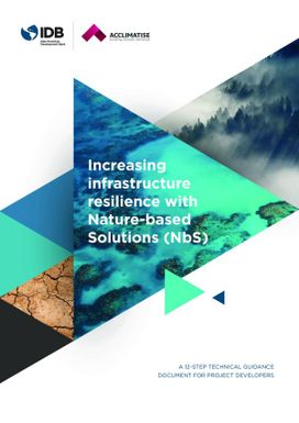 Increasing infrastructure resilience with Nature-based Solutions (NbS): A 12-step technical guidance document for project developers