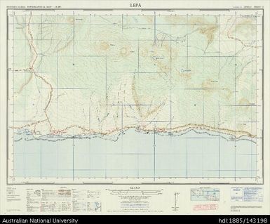 Samoa, Upolu, Lepa, Series: NZMS 174, Sheet 27, 1966, 1:20 000