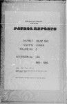 Patrol Reports. Milne Bay District, Losuia, 1953 - 1955