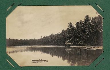 Lagoon and fish farm, Naoero.  From the album: Banaba (Ocean Island)
