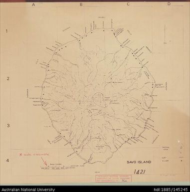 Solomon Islands, Savo Island, 1965, 1:25 000
