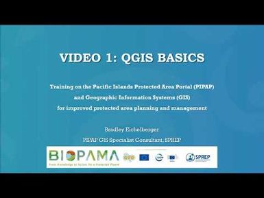 PIPAP GIS Supplementary Training Video 1 : QGIS Basics