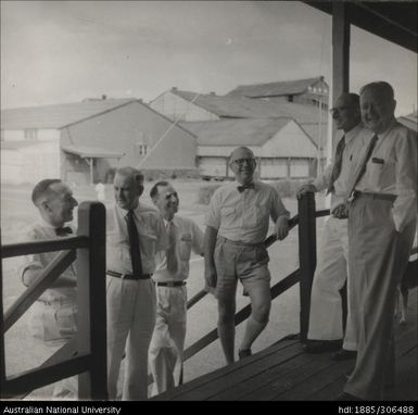 Senior Officers meeting for morning conference