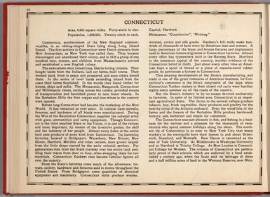 (Text Page) Connecticut.