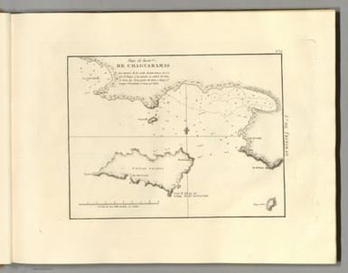 Plano del Puerto de Chaguaramas.