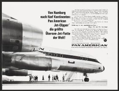 Von Hamburg nach fünf Kontinenten: Pan American Jet-Clipper die größte Übersee-Jet-Flotte der Welt!