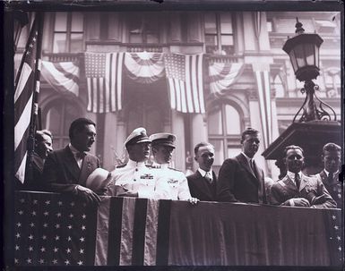 Officials at the Charles Lindbergh Parade, Boston, Mass., 22 July 1927