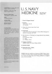 U.S. NAVY MEDICINE Vol. 70, No. 10 October 1979