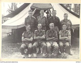 TOROKINA, BOUGAINVILLE. 1945-10-12. STAFF OF THE FIELD CASH OFFICE, ATTACHED HEADQUARTERS 3 DIVISION