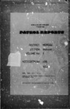 Patrol Reports. Morobe District, Morobe, 1932 - 1934