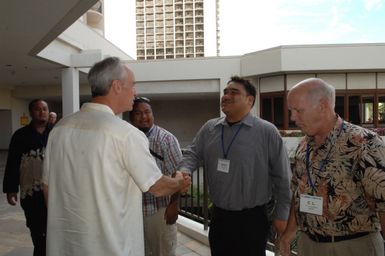 [Assignment: 48-DPA-09-30-08_SOI_K_Isl_Conf_Final] Final day of Insular Areas Health Summit [("The Future of Health Care in the Insular Areas: A Leaders Summit") at the Marriott Hotel in] Honolulu, Hawaii, where Interior Secretary Dirk Kempthorne [joined senior federal health officials and leaders of the U.S. territories and freely associated states to discuss strategies and initiatives for advancing health care in those communinties [48-DPA-09-30-08_SOI_K_Isl_Conf_Final_DOI_0842.JPG]