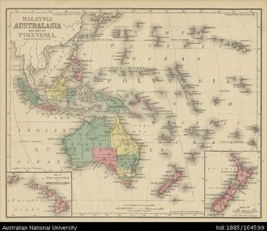 Malaysia, Australasia and part of Polynesia, 1879