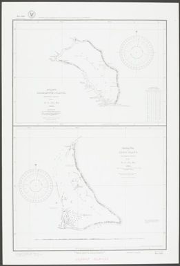Apiang or Charlotte Island, Kingsmill Group : by the U.S. Ex. Ex., 1841 : Tarawa or Cook Island, Kingsmill Group : by the U.S. Ex. Ex. 1841 / Hydrographic Office, U.S. Navy