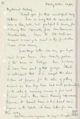 Letter from Warren Johnston to Bobby [Letter 437]