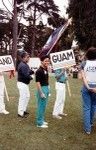 Athletes from Guam and other countries at the Gay Games II