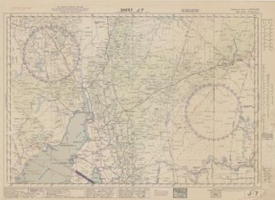 Australian aeronautical map (Sheet J7)