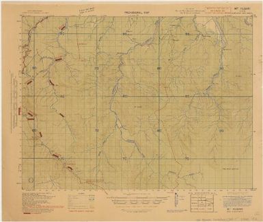 Provisional map, northeast New Guinea: Mount Kubari (Sheet J.R. Black Map Collection / Item 36)