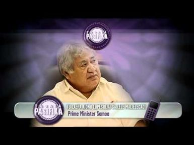 TAGATA PASIFIKA: Samoan Prime Minister questioned over Tsunami donations 4 Nov 2010