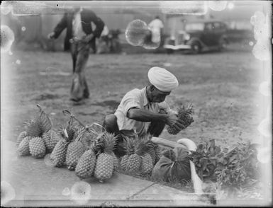 Market scene, Suva, Fiji