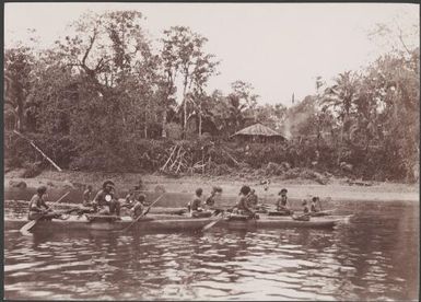 Mission house at Namu, Graciosa Bay, Santa Cruz, Solomon Islands, 1906 / J.W. Beattie