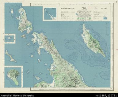 New Caledonia, Poum, Sheet SF-58-III-1a, 1:50 000