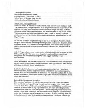 [Transcription of Vanita M. Bocker's Journal Entries]