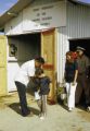 Federated States of Micronesia, people in security line at Yap Island airport