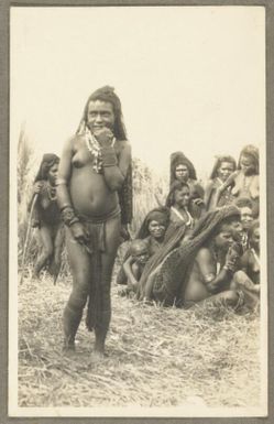 A native woman at Hagen landing ground, Central New Guinea, 1933