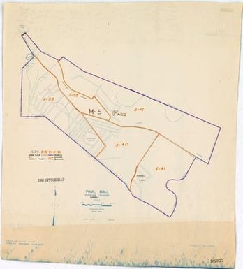 1950 Census Enumeration District Maps - Hawaii (HI) - Maui County - Paia - ED 5-37 to 41