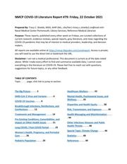 NMCP COVID-19 Literature Report 79 2021-10-22 With Refs
