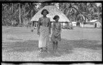 Portrait of woman and girl