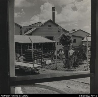 Pallet storage yard