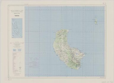 Carte de la Melanesie au 1100.000.: Tanna (Sheet 14)