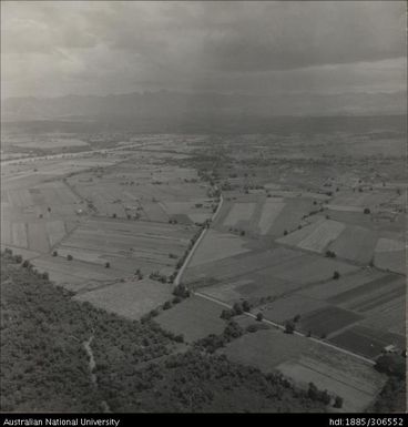 Aerial views of fields and crops