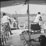 Ferry operating near Vanua Levu, Fiji, 1966 / Michael Terry