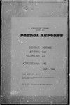 Patrol Reports. Morobe District, Lae, 1968 - 1969