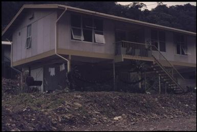 Dr Alan Cumpston's house, where we stayed : Bougainville Island, Papua New Guinea, April 1971 / Terence and Margaret Spencer