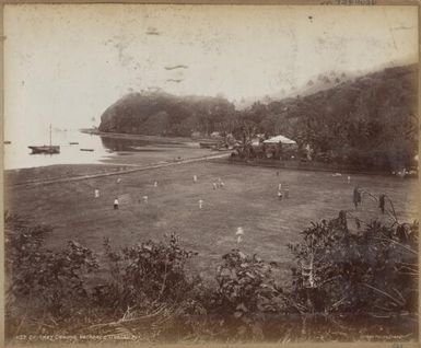 Cricket ground, Ovalau, Fiji, approximately 1890 / Charles Kerry